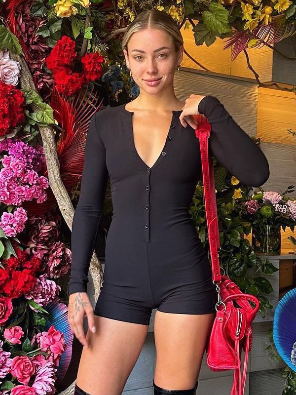 Bel Zayıflatıcı Elastik Örgü Tulum - Riosso