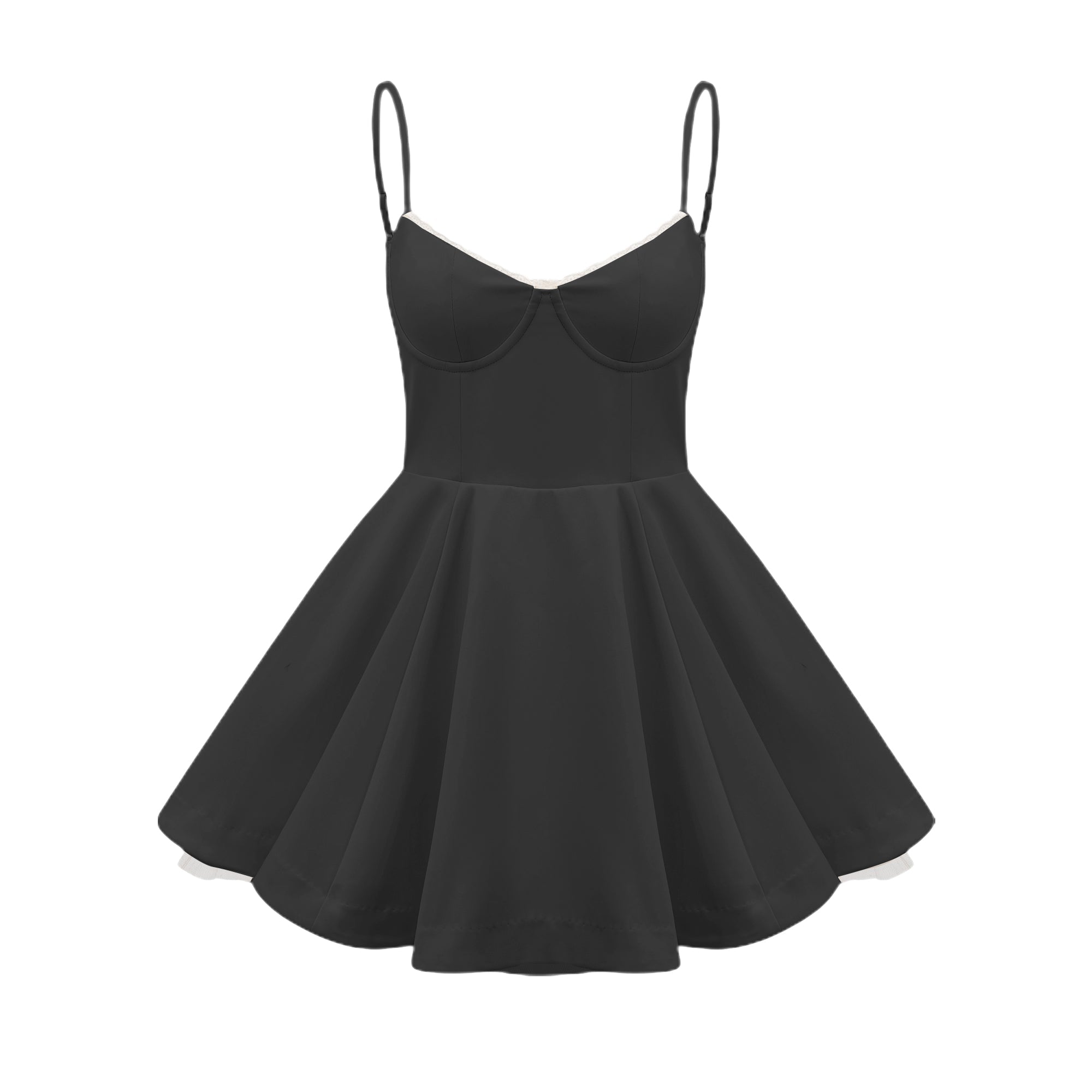 Saira Tül Kloş Mini Elbise