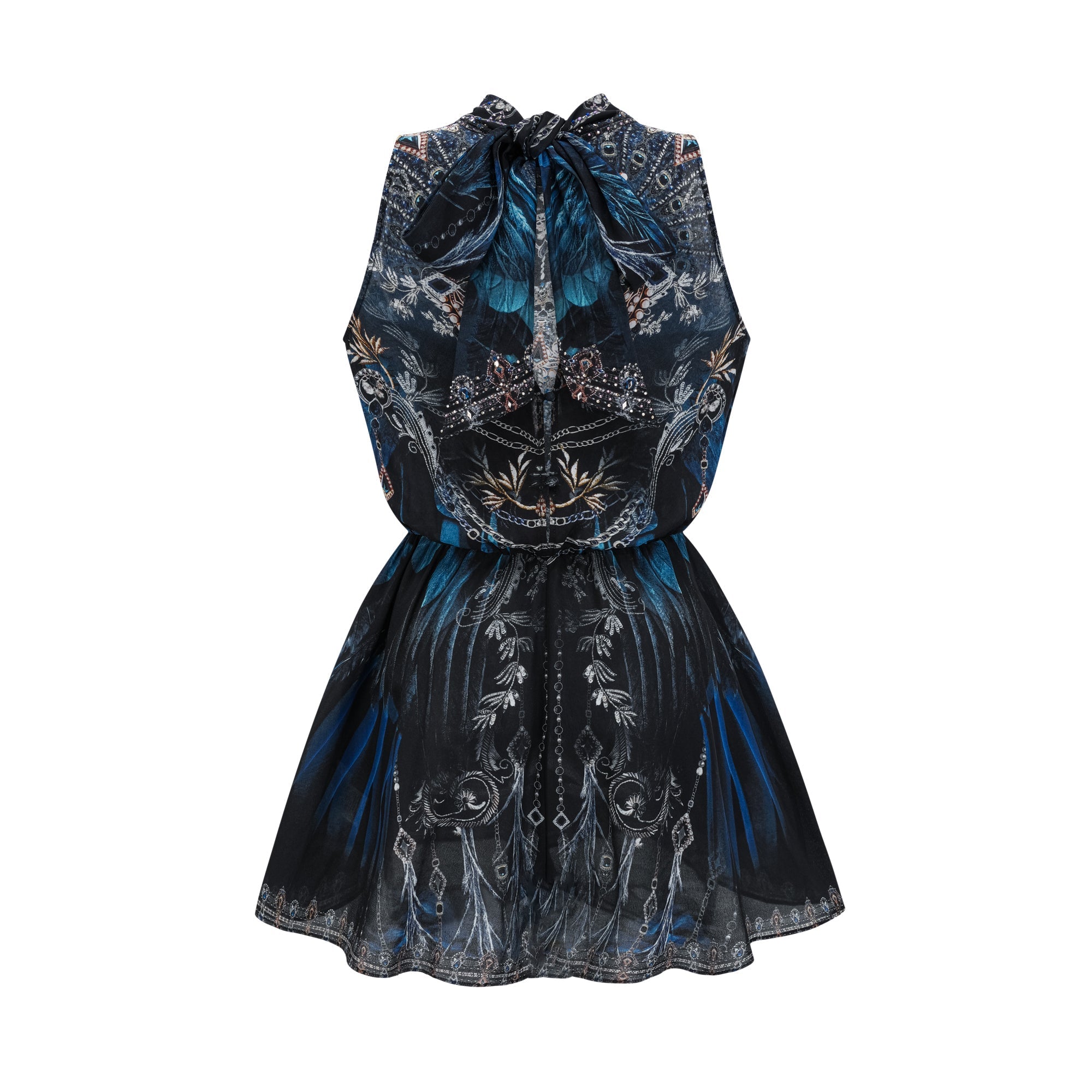 Margaux Desenli Mini Elbise