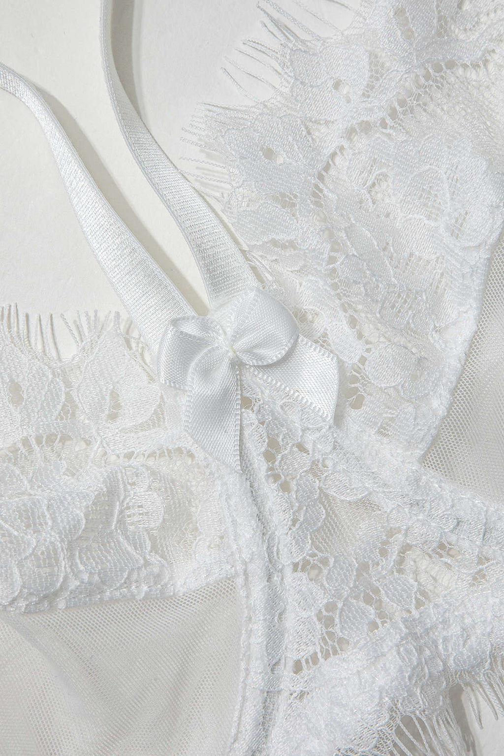 Dantel Şeffaf Jartiyer Takımı