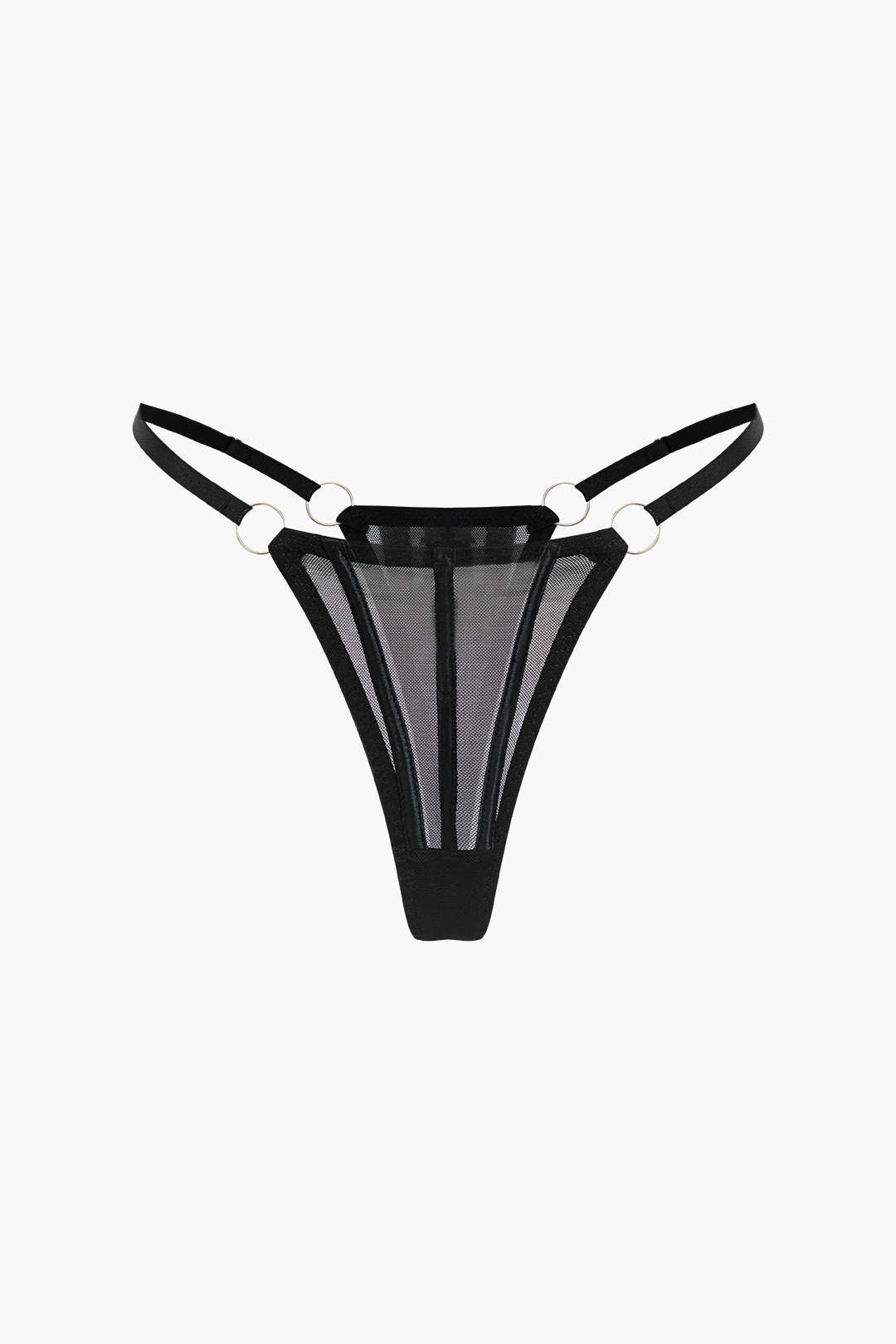 Tül Zincir Detaylı Büstiyer Bağlamalı Jartiyer Takımı