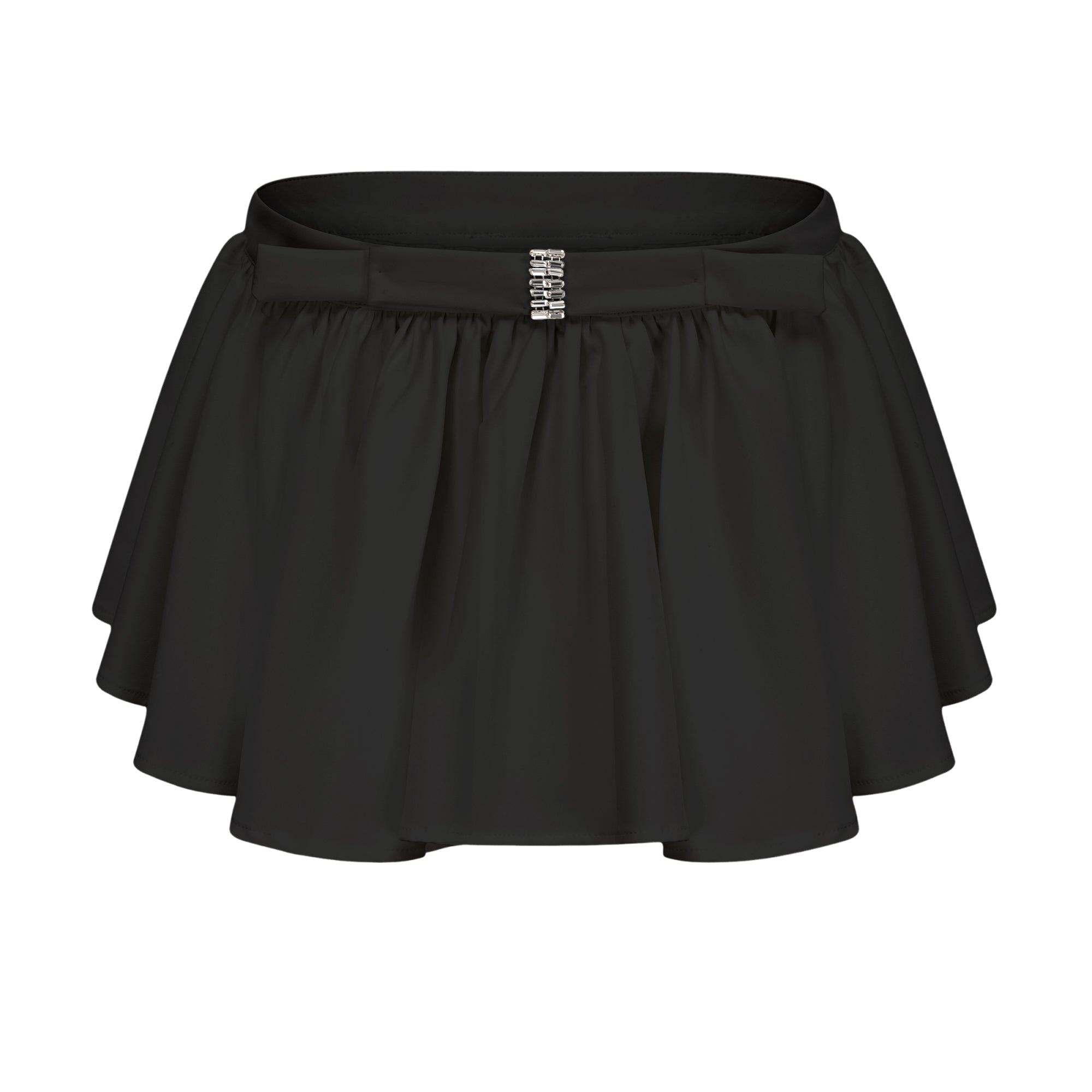 Andrea Asimetrik Tül Bluz ve Etek Takım