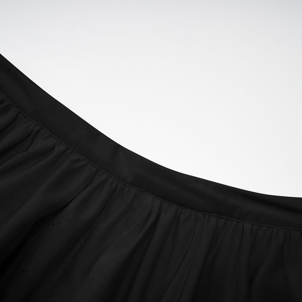 Andrea Asimetrik Tül Bluz ve Etek Takım