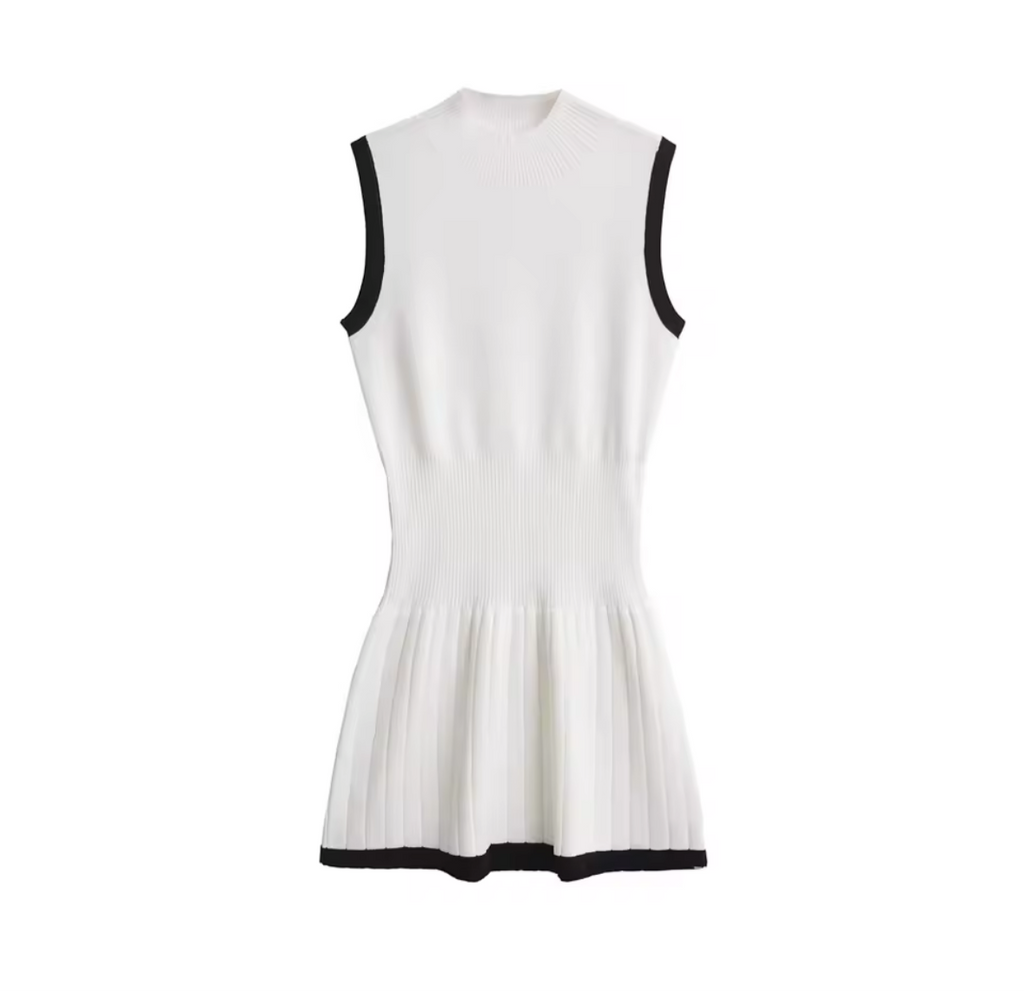 Nina Ribanalı Mini Elbise