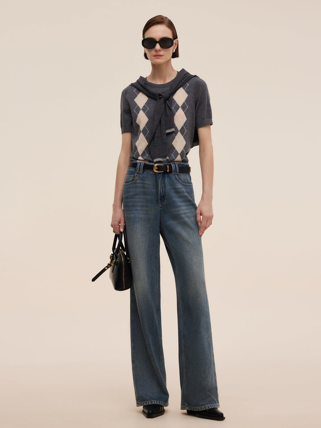 Pamuk Düz Paça Kadın Kot Pantolon