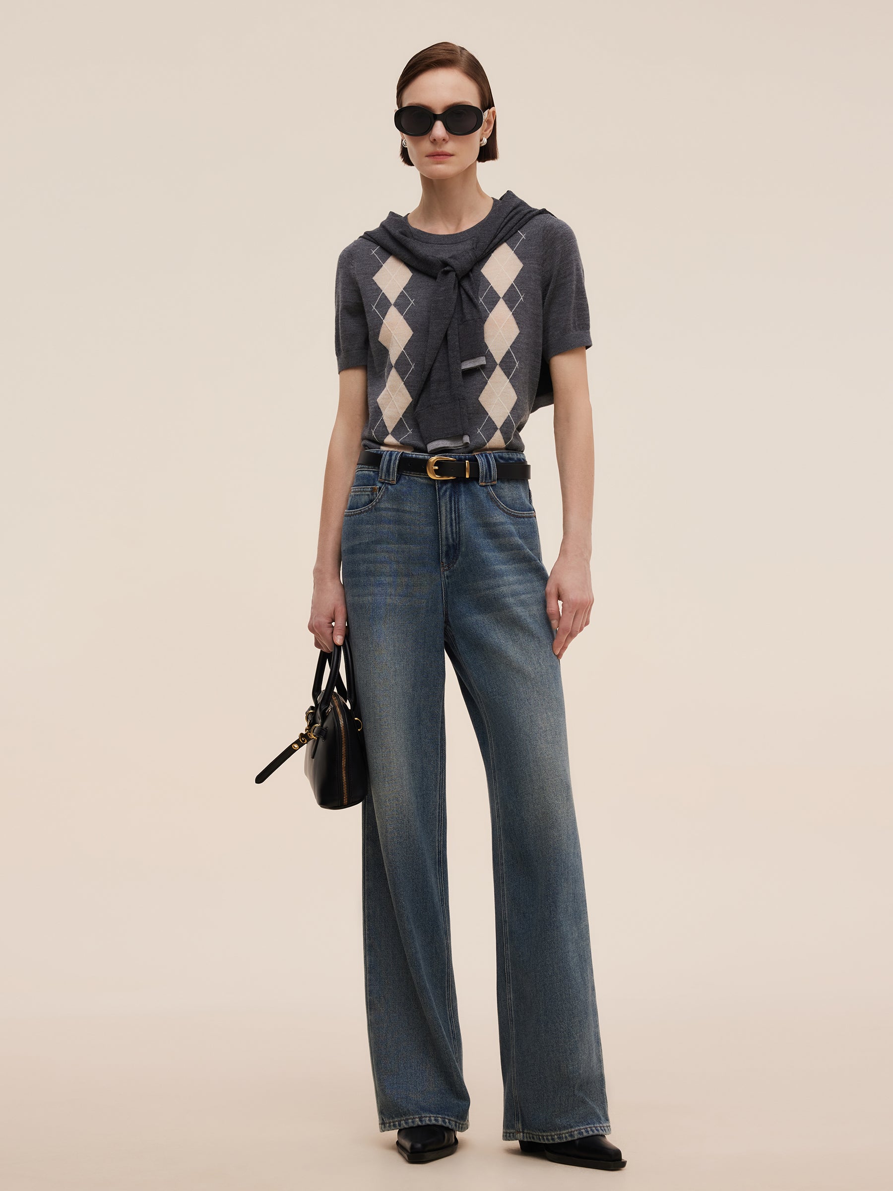 Pamuk Düz Paça Kadın Kot Pantolon