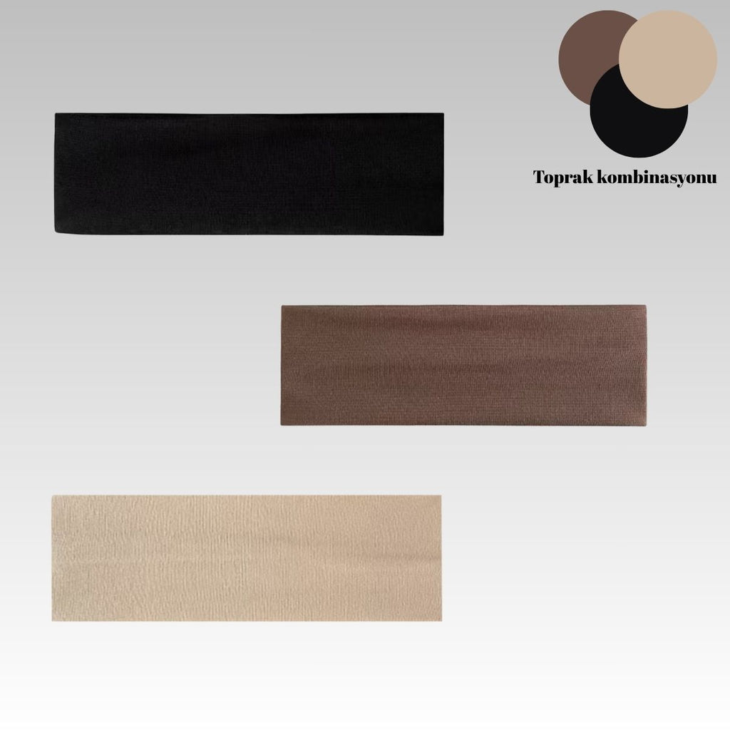 Kaymaz 3'lü Saç Bandana