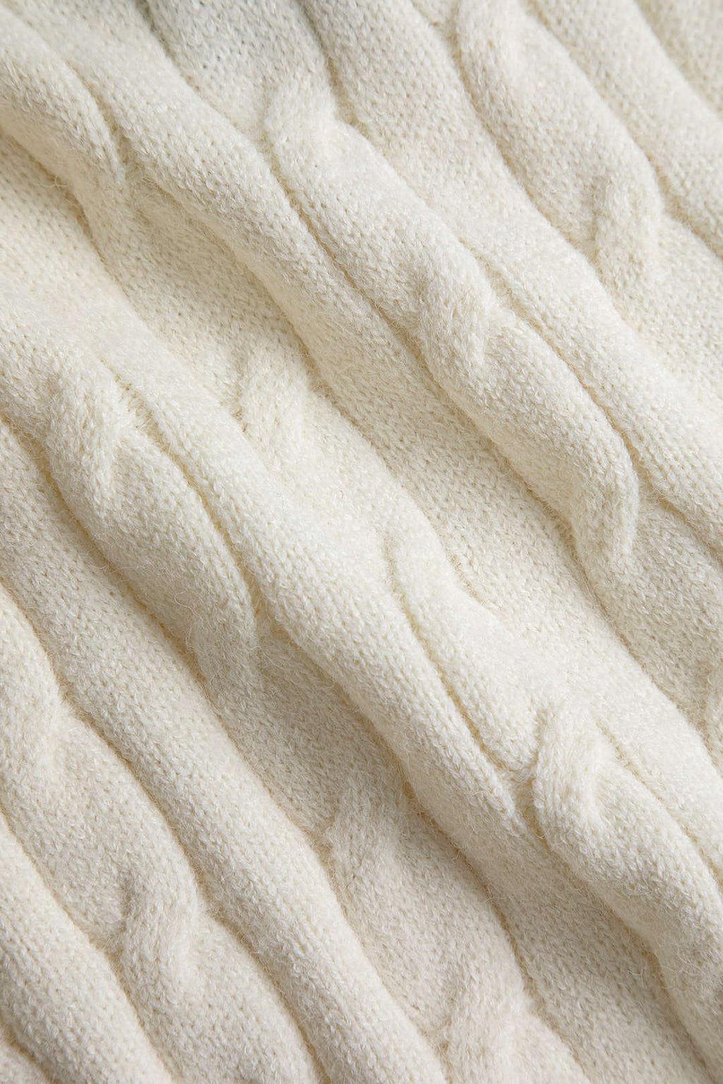 Örgü Denim Gömlek Yaka Uzun Kollu Üst