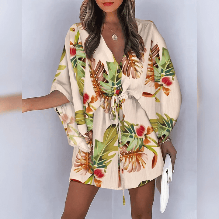 Monica Kimono Elbise - Riosso