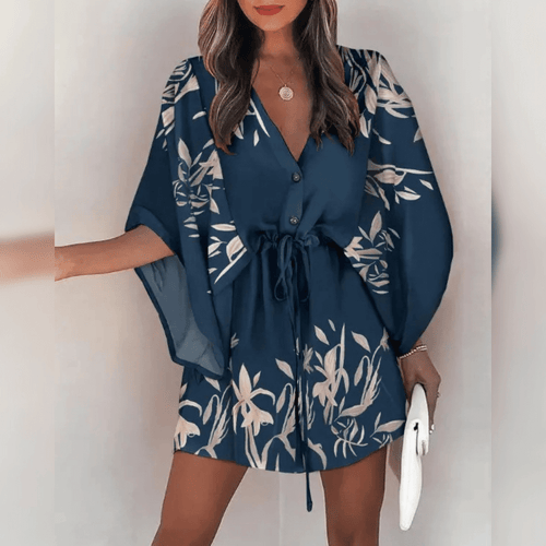 Monica Kimono Elbise - Riosso