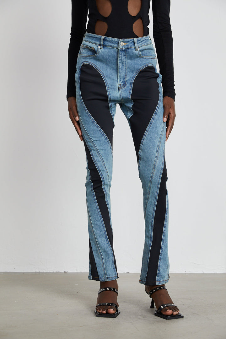 Noémie Spiral Panelli Jean Pantolon