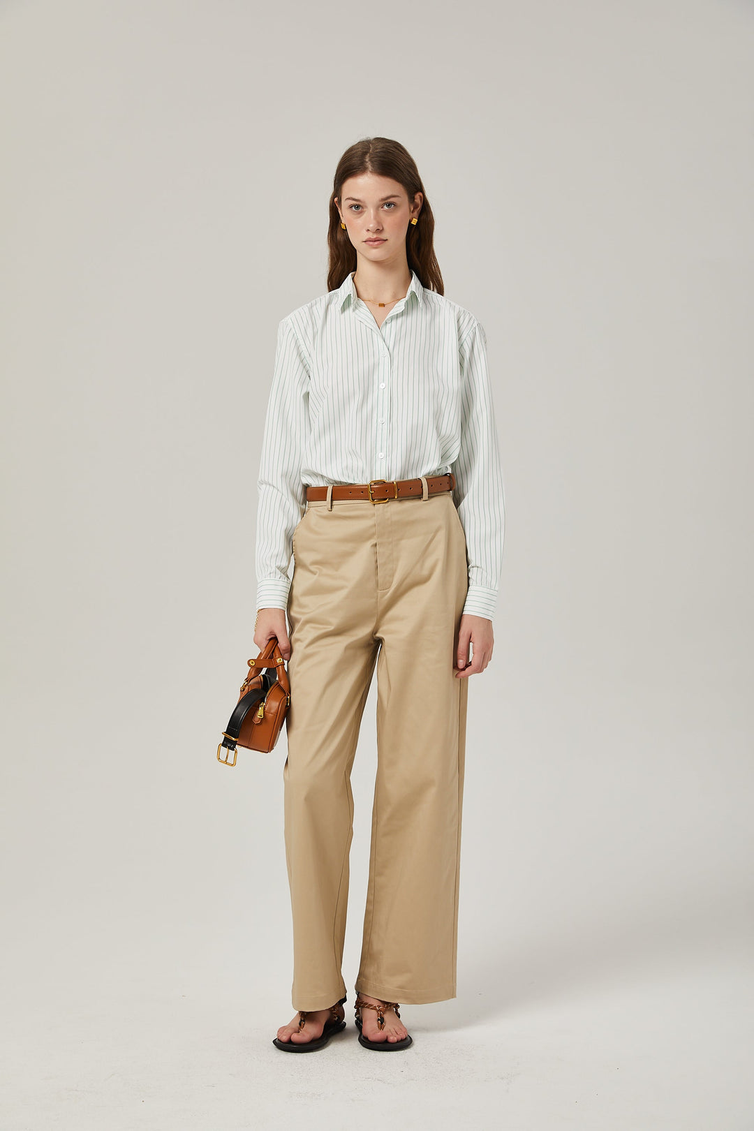 Odette Geniş Paça Pamuklu Pantolon
