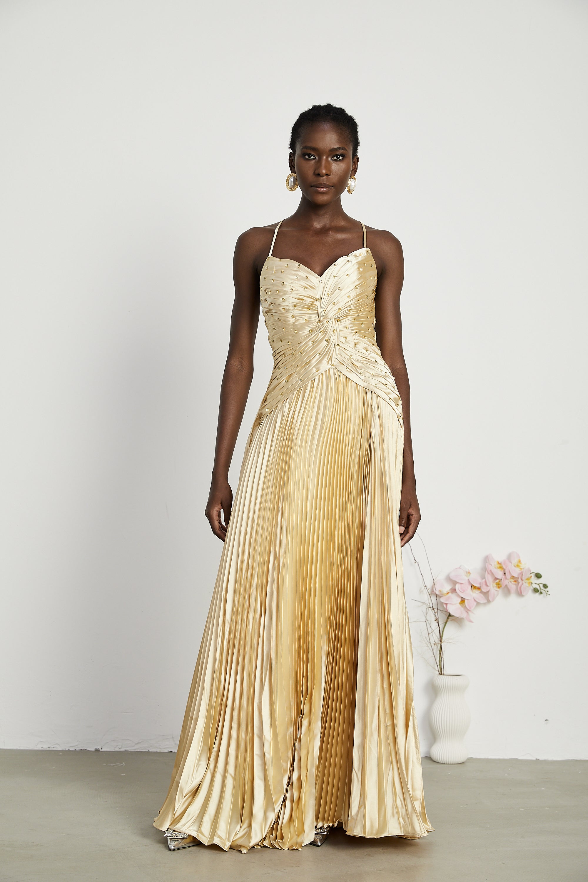 Eline Pilili Maxi Elbise ®