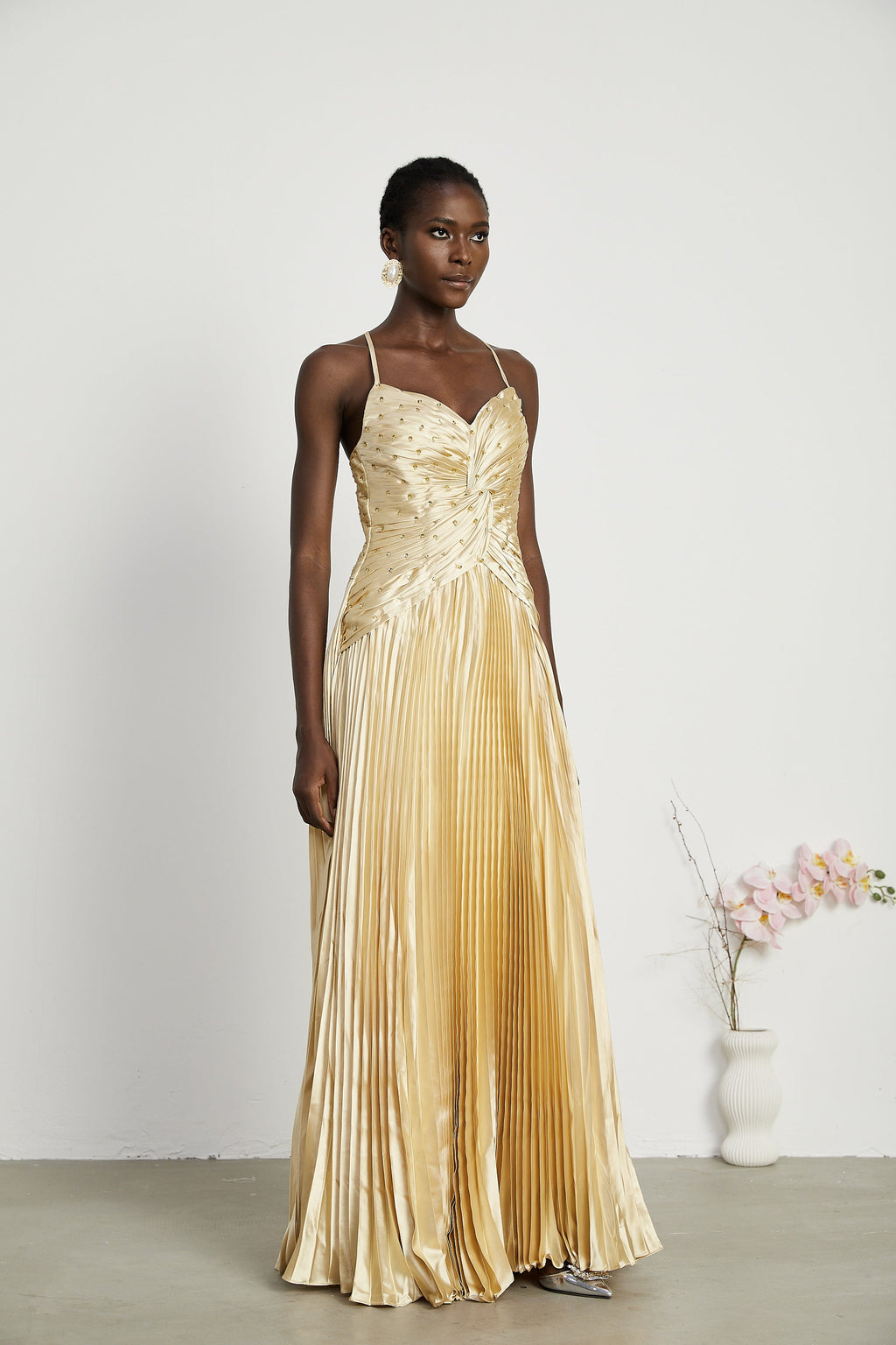 Eline Pilili Maxi Elbise ®
