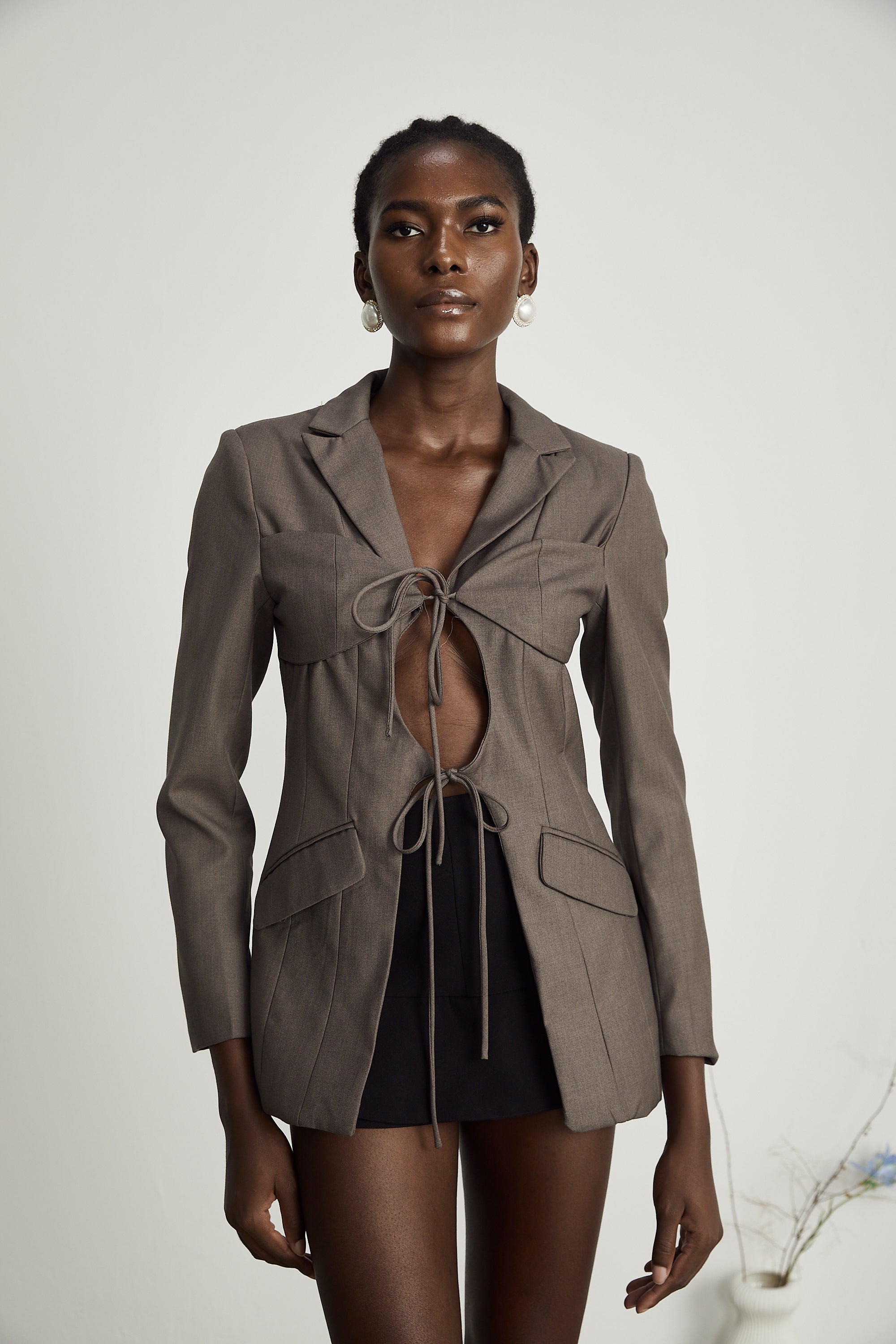 Solange Bağlamalı Blazer Tasarımı