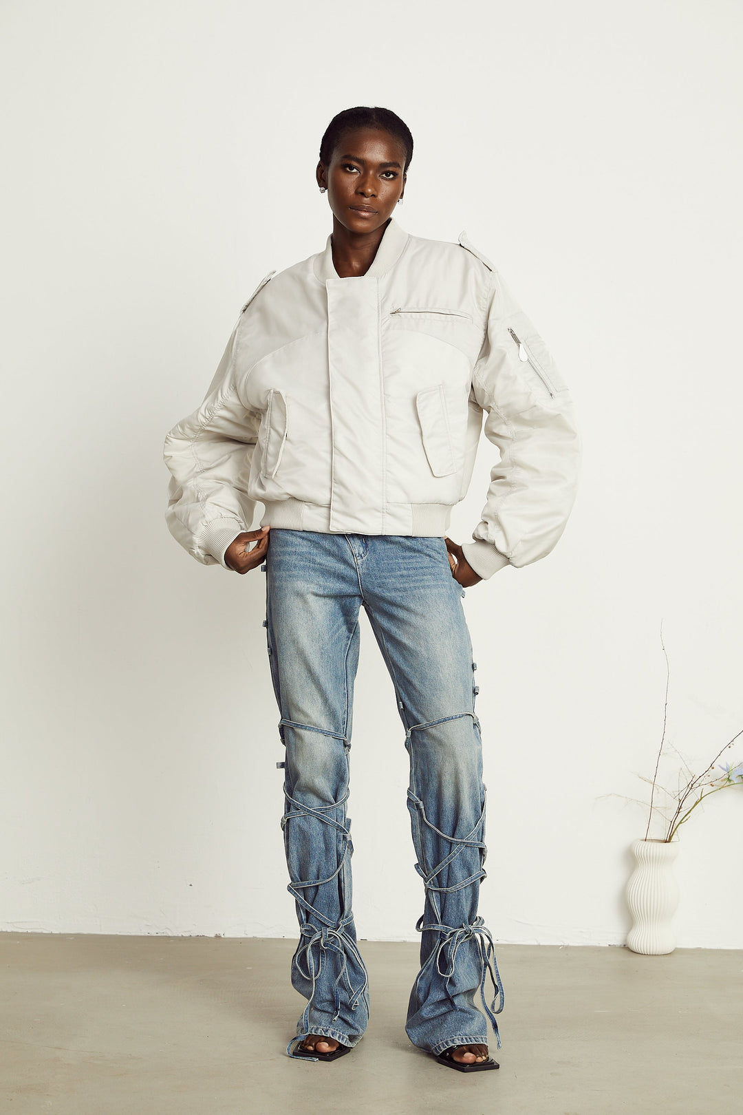Cordelia Dolgulu Bomber Ceket