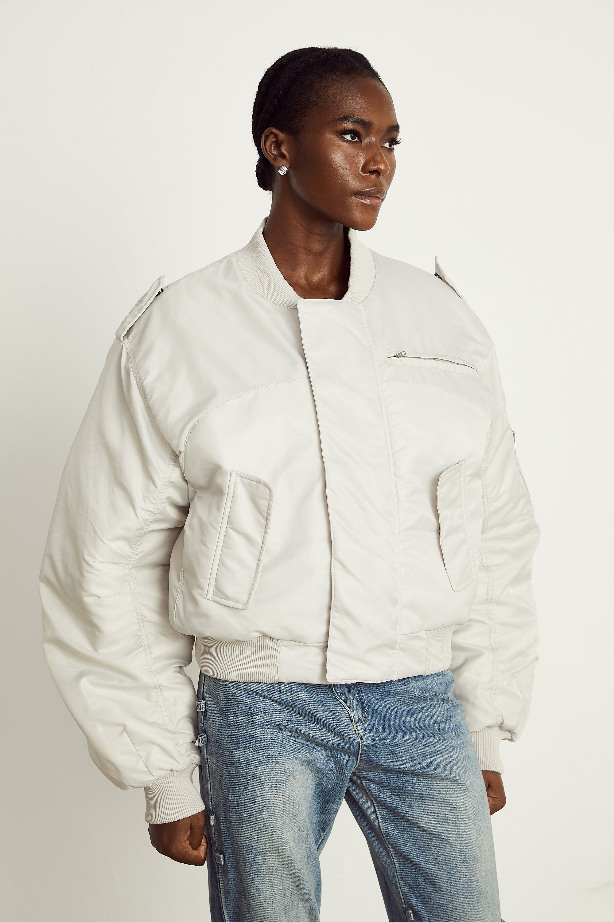 Cordelia Dolgulu Bomber Ceket
