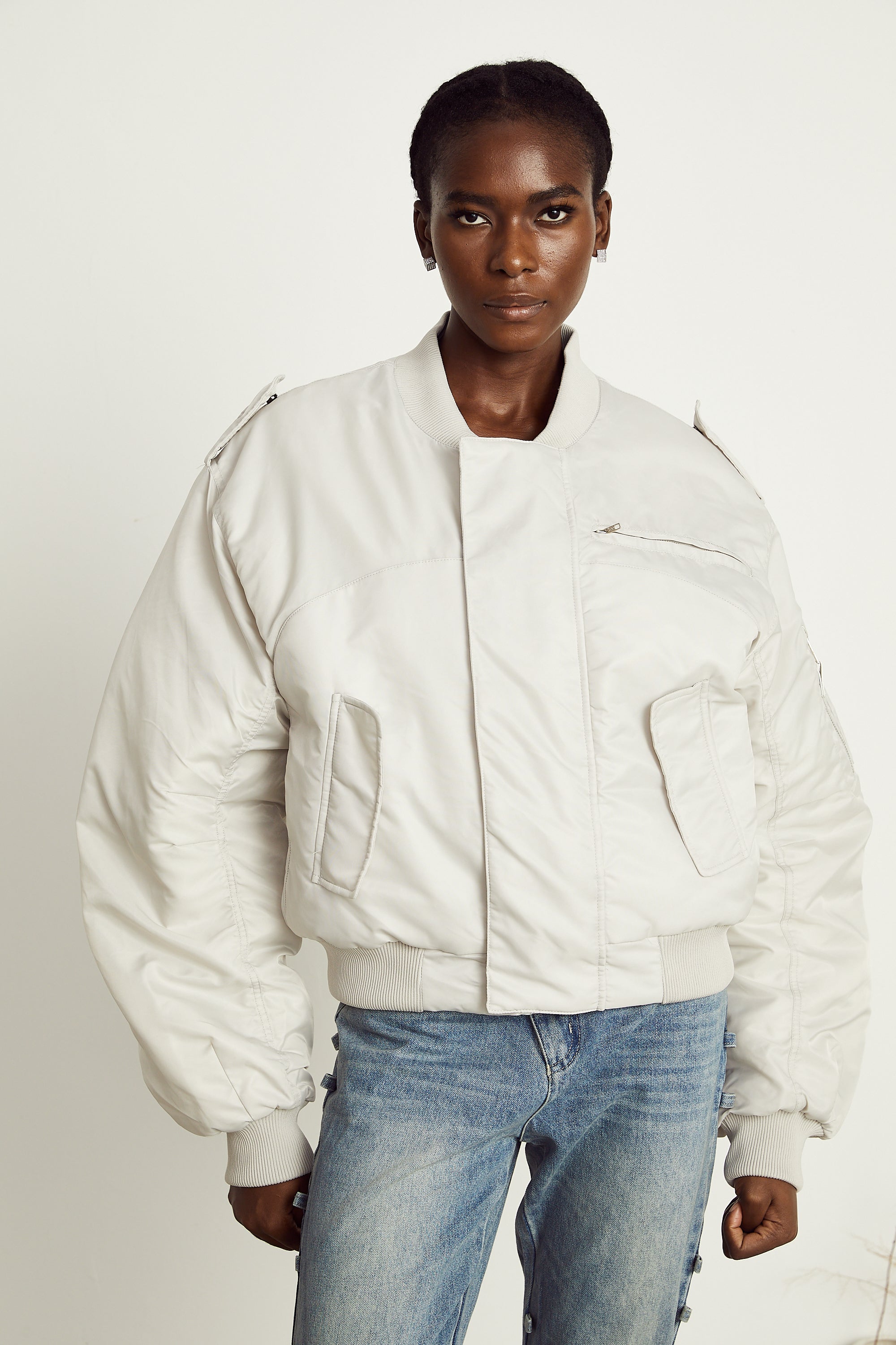 Cordelia Dolgulu Bomber Ceket