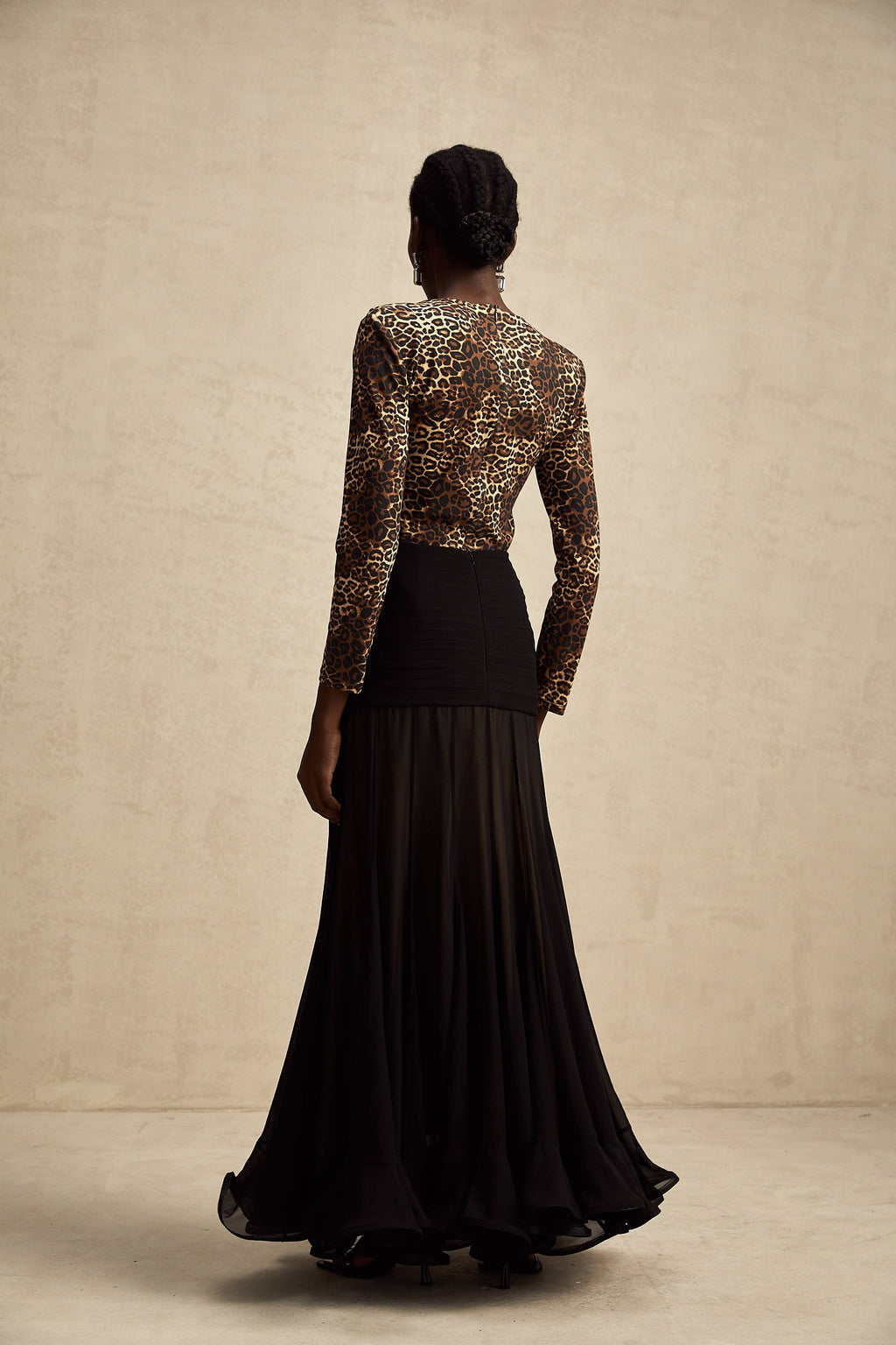 Lise Leopar Desenli Body
