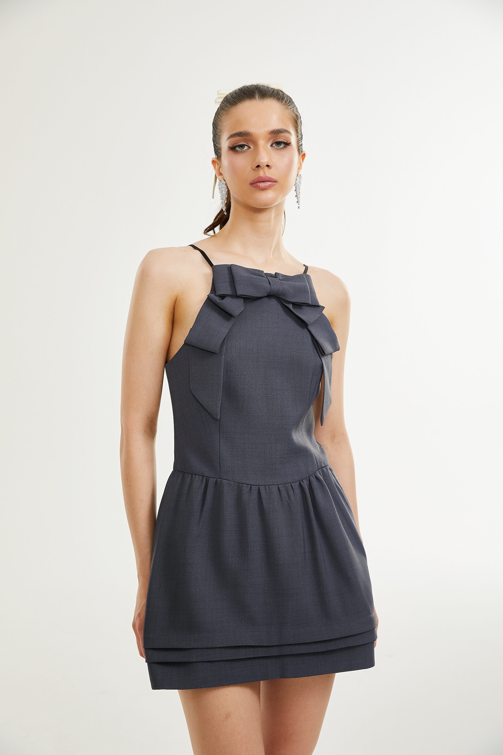 Sebille Chambray Mini Elbise