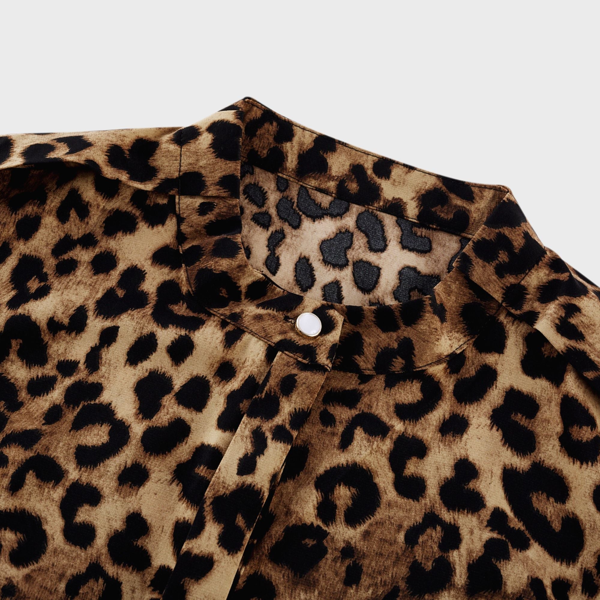 Geneviève Leopar Desenli Midi Elbise