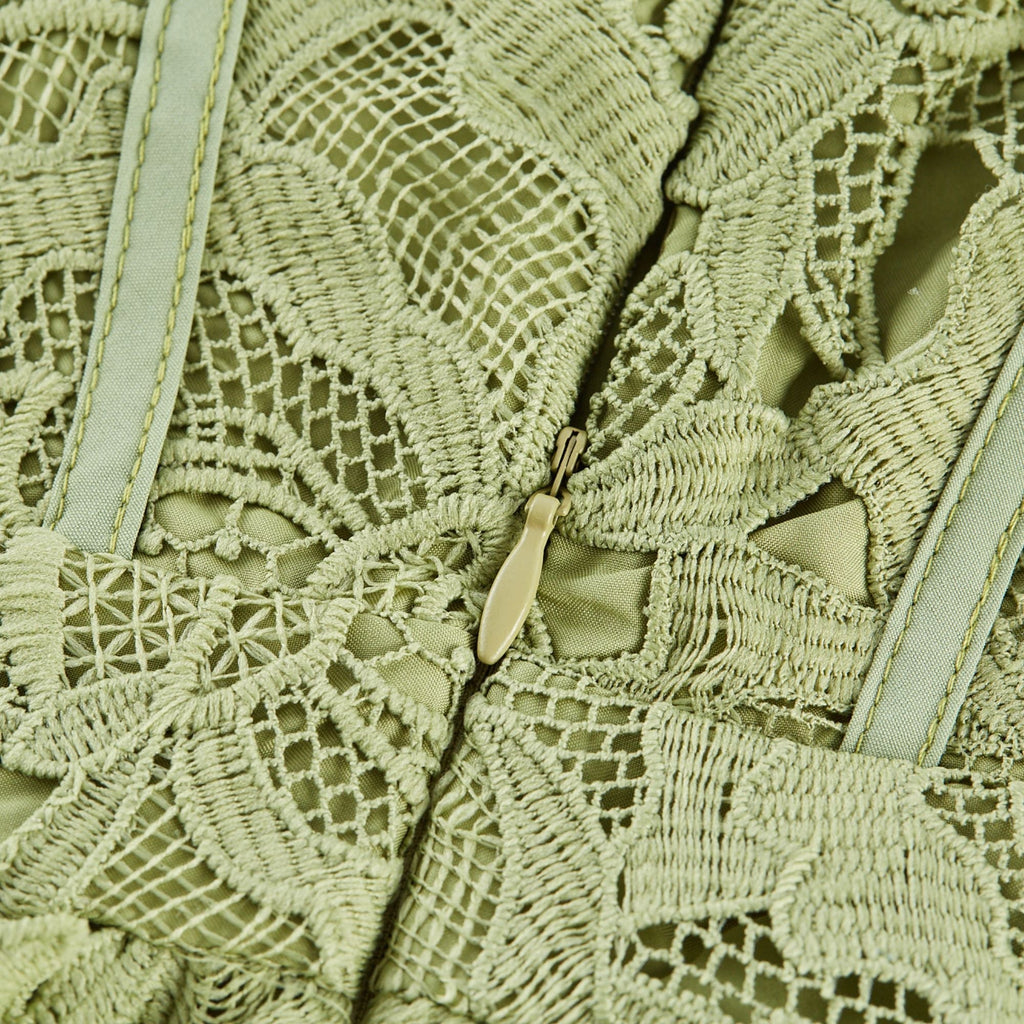 Ines Dantel Straplez Uzun Elbise