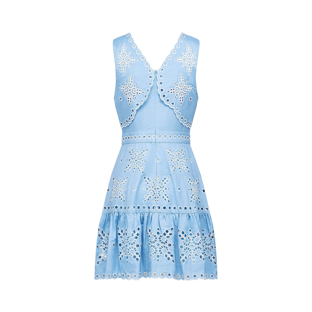 Holly Broderie-Anglaise Mini Elbise