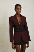 Noémie Korseli Panelli Blazer Ceket