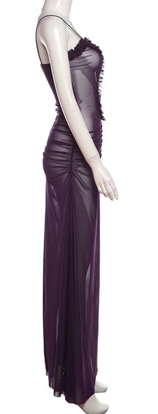Alondra Cutout Transparan Elbise