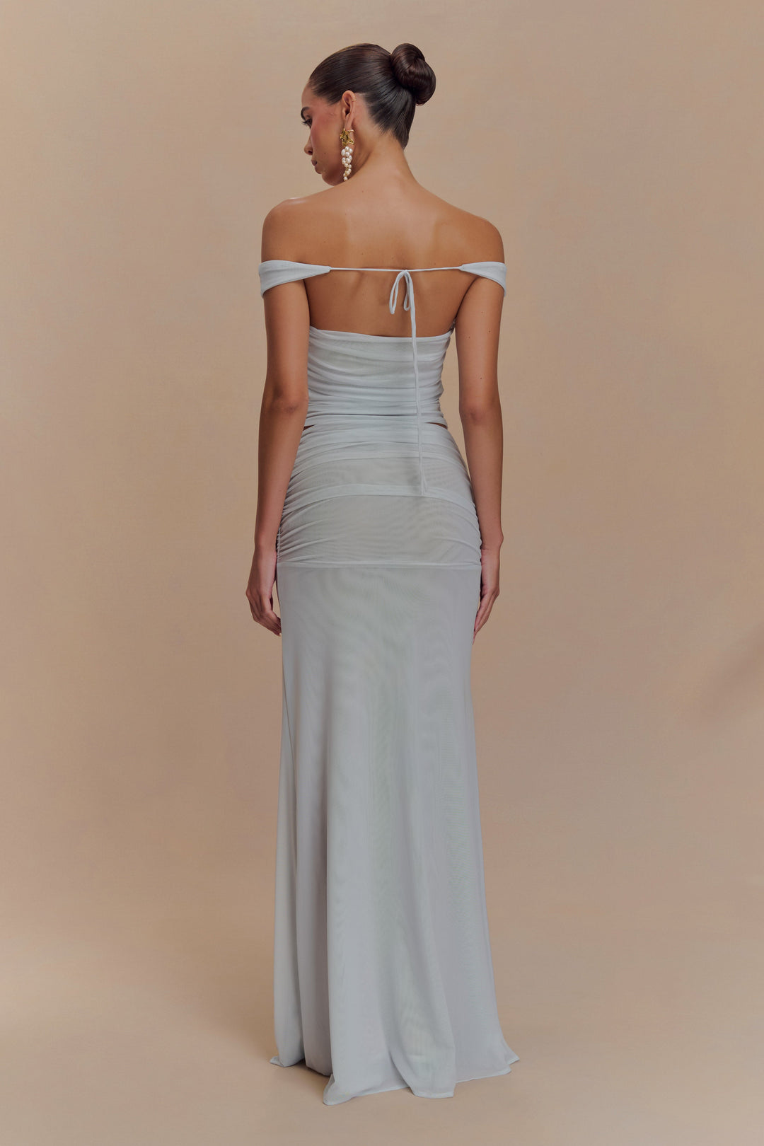 Brooklyn File Crop Top - Soluk Mavi