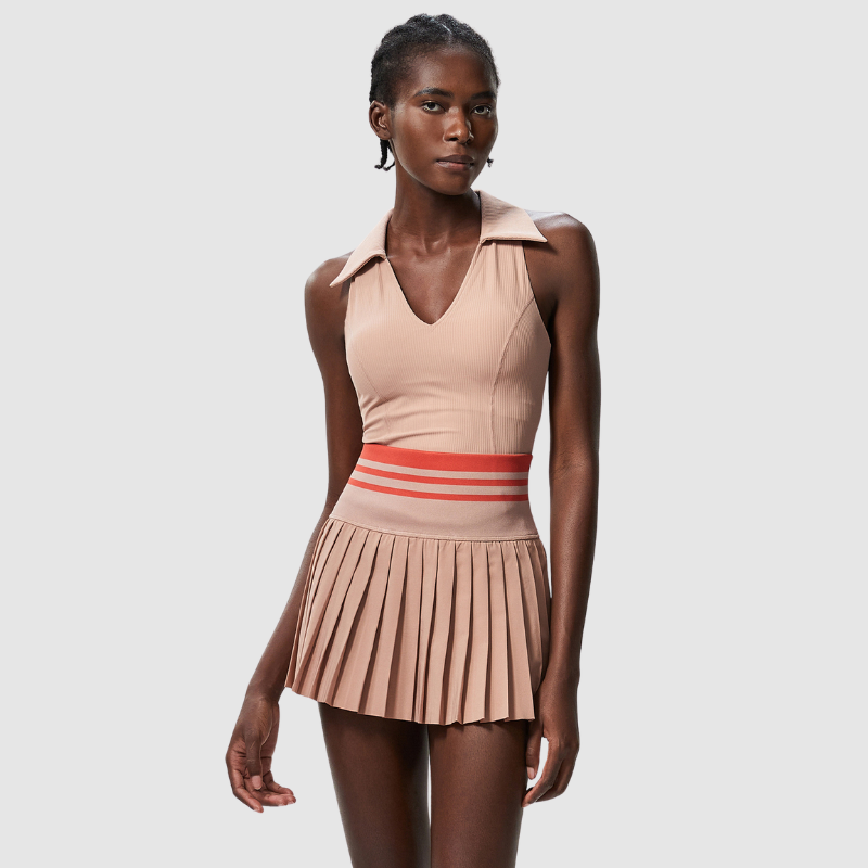 Pileli Etekli Atletik Tenis Üstü Takımı