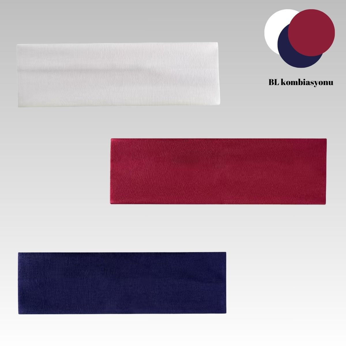 Kaymaz 3'lü Saç Bandana