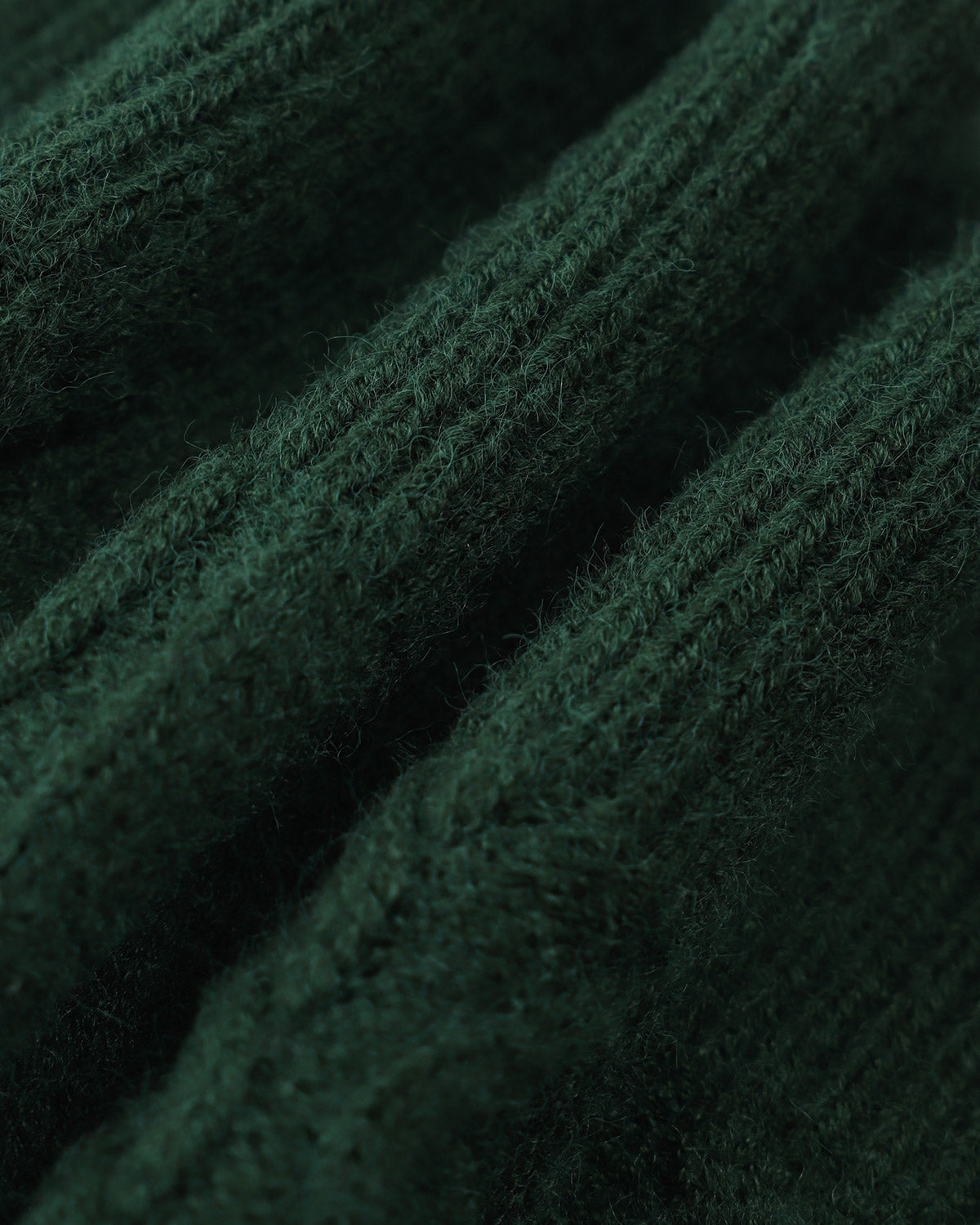 Yeşil Romantik Kordon Örgü Kazak