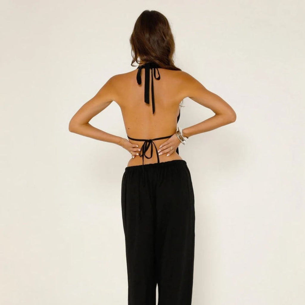 Galore Bağlamalı Üst ve Pantolon Takımı