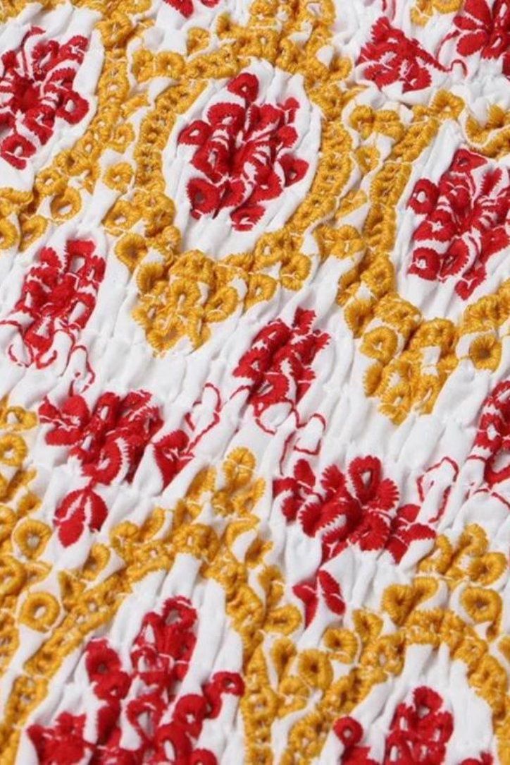 Monaco Mini Elbise - Gün Batımı - Riosso