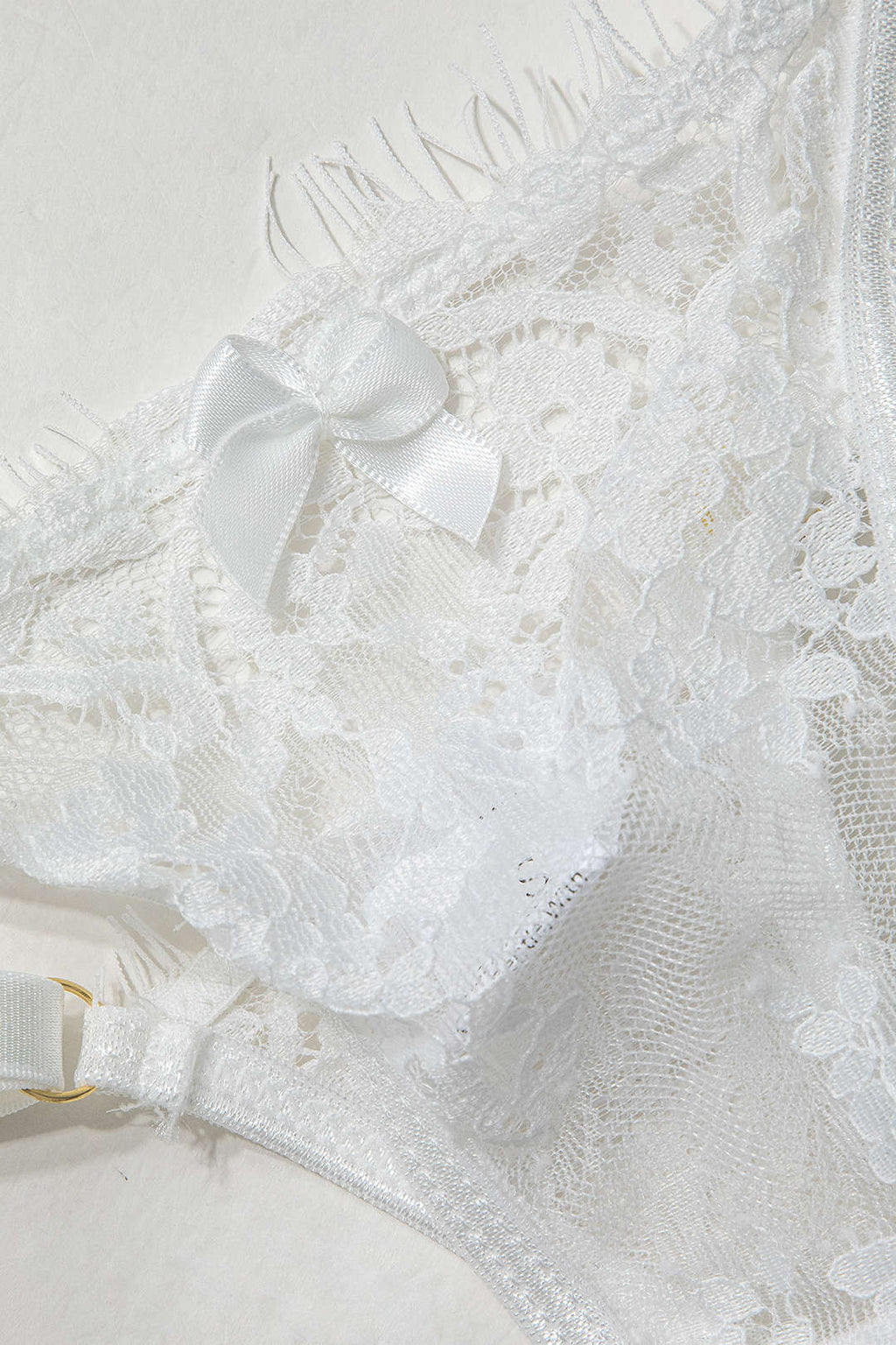 Dantel Şeffaf Jartiyer Takımı