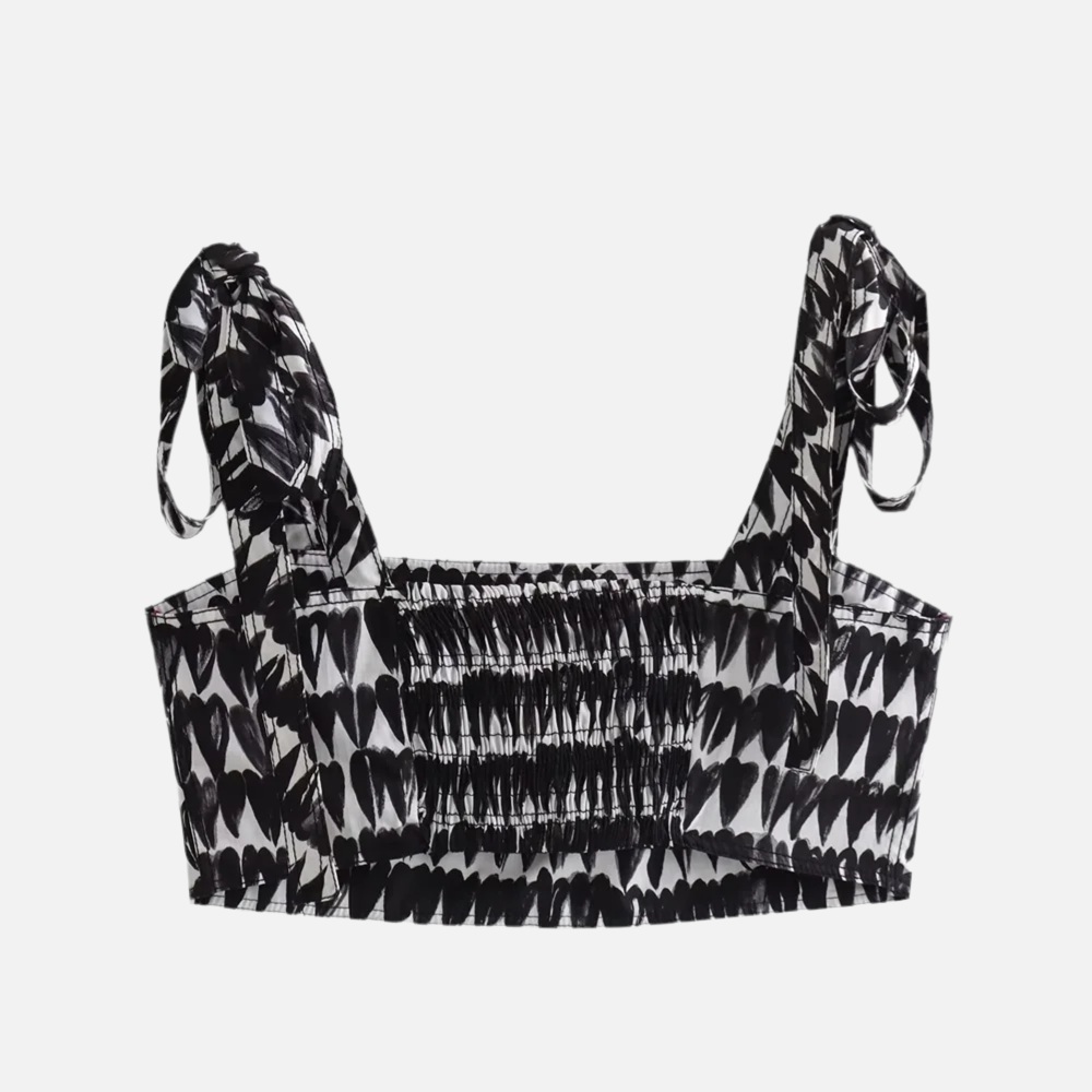 Damla Baskı Üst ve Etek Takım