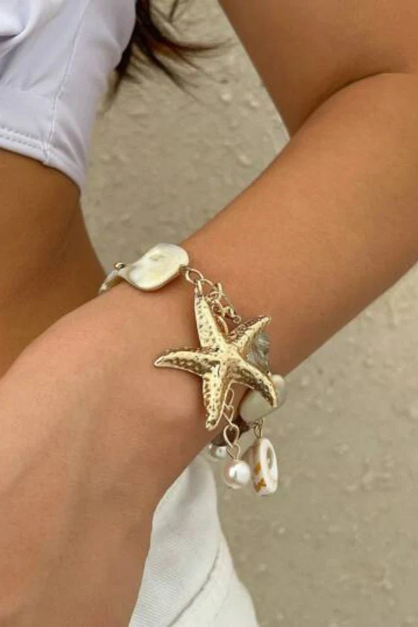 Tatiana Deniz Kabuğu Kolye ve Bileklik Seti