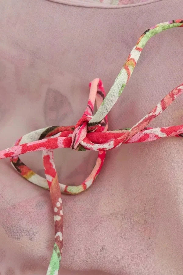 Rosaline Patchwork Slip Elbise