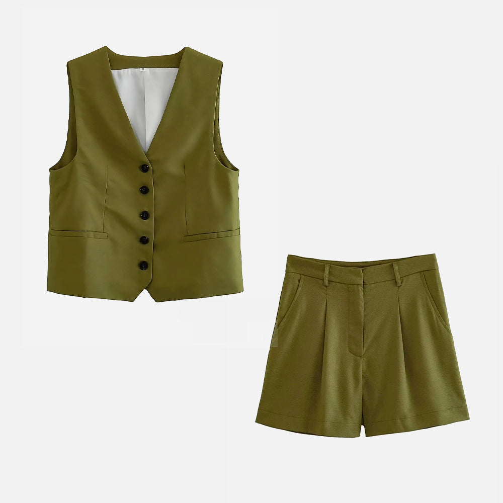 Scan Yelek ve Şort Takımı