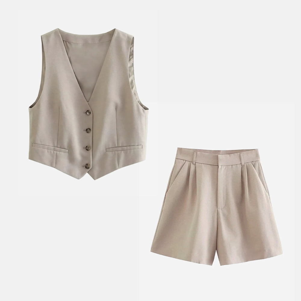 Scan Yelek ve Şort Takımı