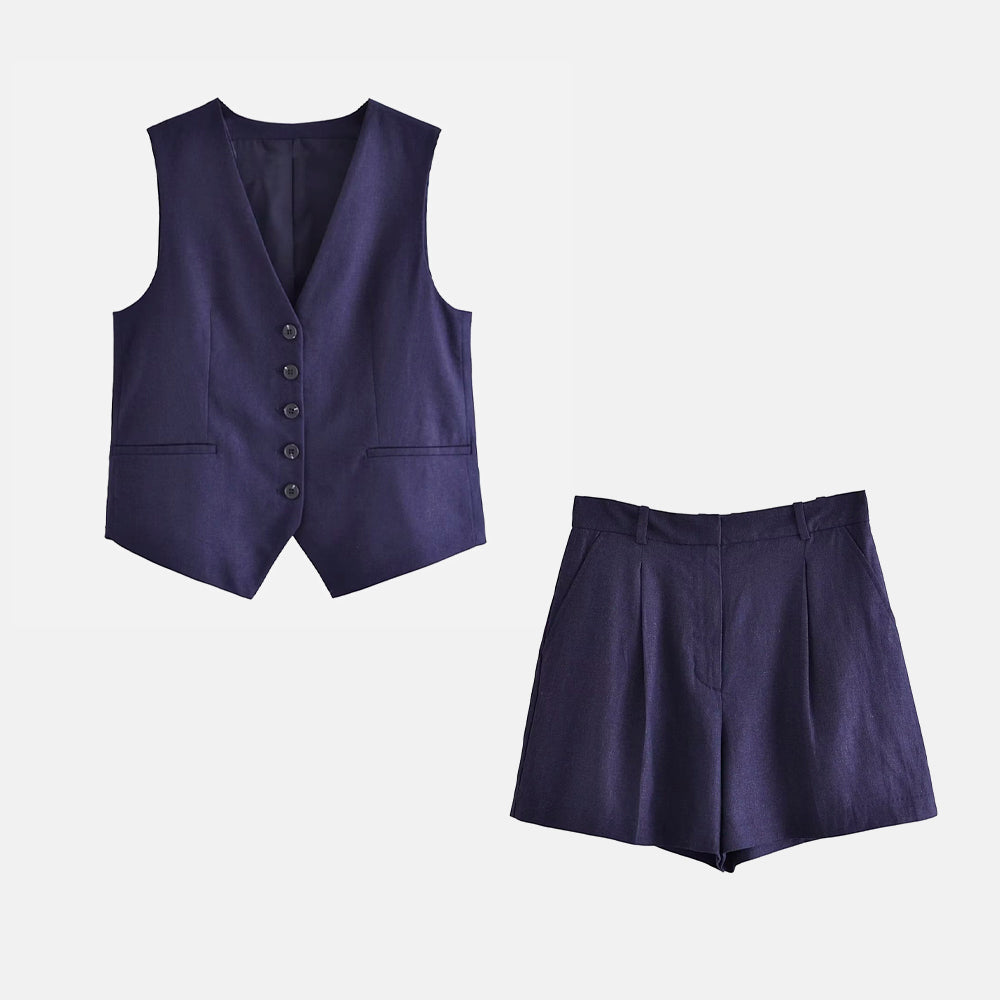 Scan Yelek ve Şort Takımı