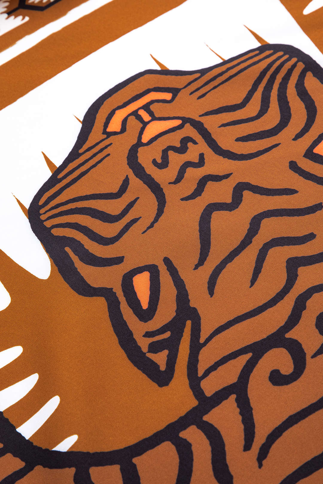 Asimetrik Mayo ve Kaplan Desenli Pareo Takımı