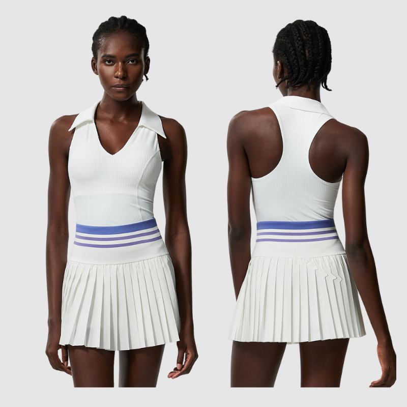 Pileli Etekli Atletik Tenis Üstü Takımı