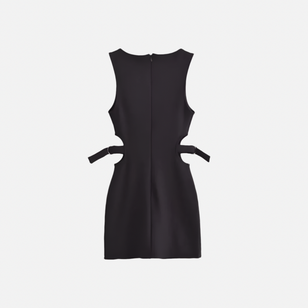 Salvador Bel Kemer Detay Mini Elbise