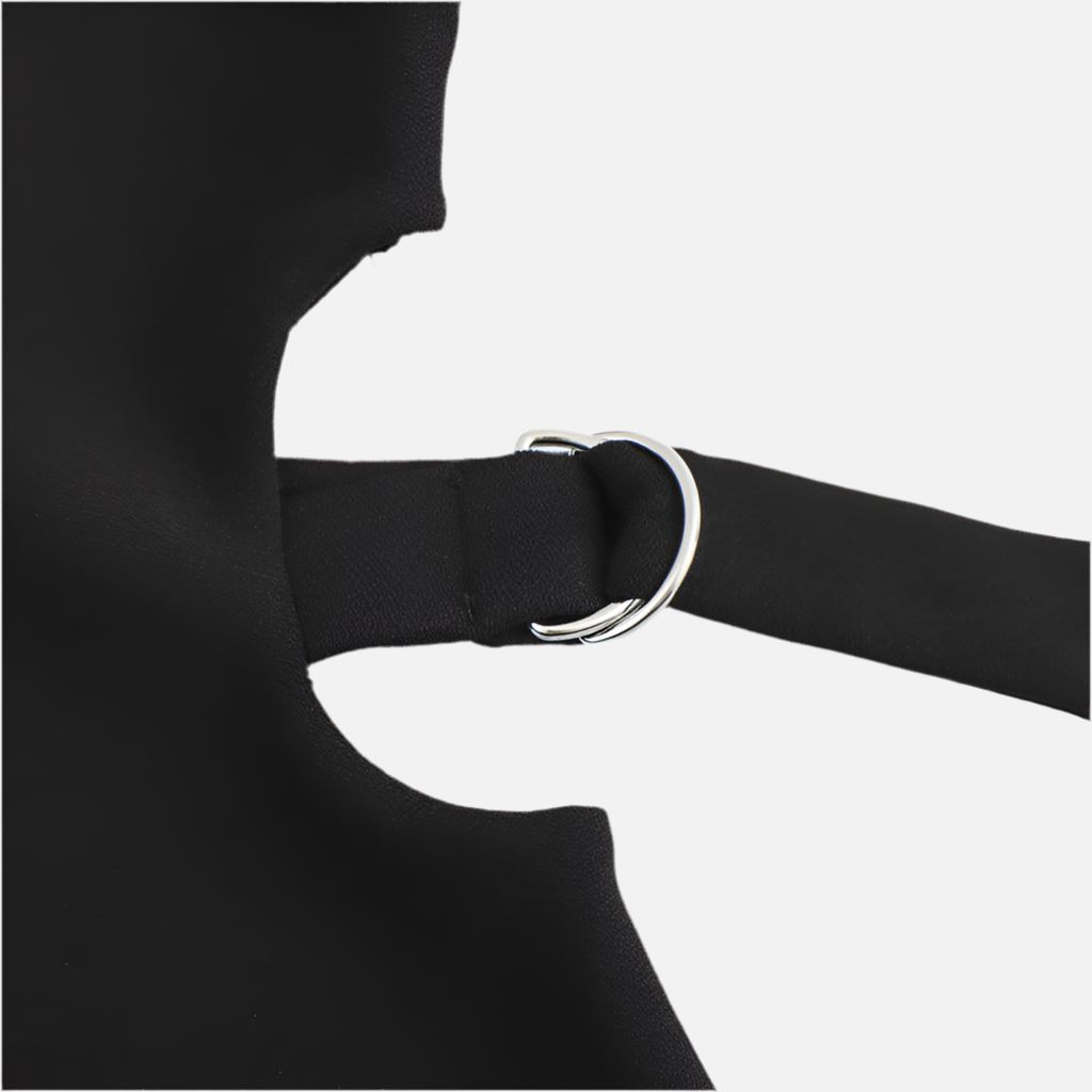 Salvador Bel Kemer Detay Mini Elbise