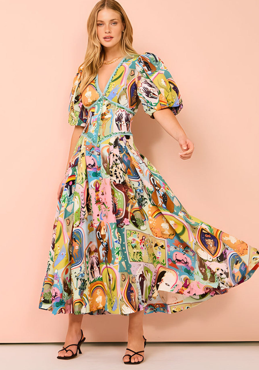 Luminous Boutique™ | The Beach  Colorful Dress