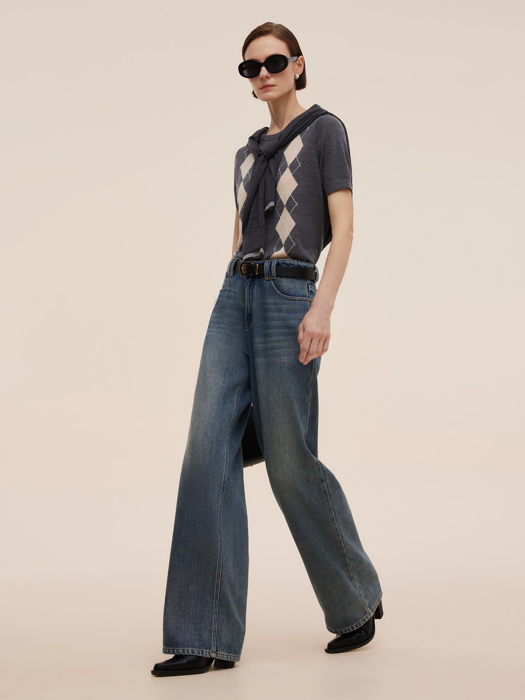 Pamuk Düz Paça Kadın Kot Pantolon