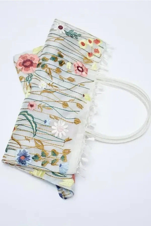 Lakelyn Çiçekli Tote Çanta