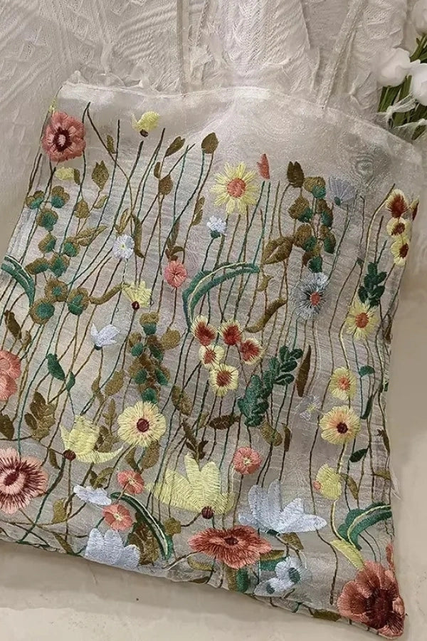 Lakelyn Çiçekli Tote Çanta